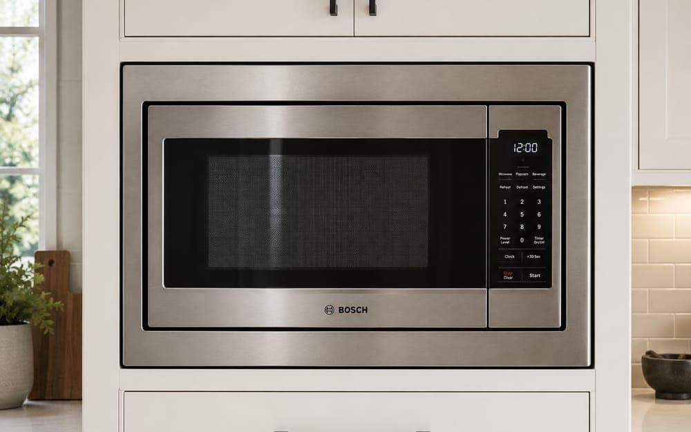 Built-In Microwave Repair in a Bay Area home